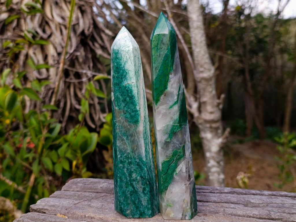 Polished Buddstone Display Crystals x 4 From Swaziland