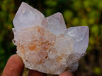 Natural Lilac Spirit Amethyst Clusters x 12 From Boekenhouthoek, South Africa