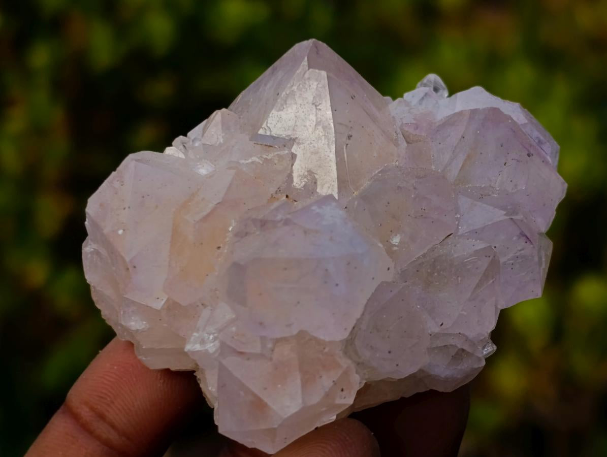 Natural Lilac Spirit Amethyst Clusters x 12 From Boekenhouthoek, South Africa