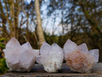 Natural Lilac Spirit Amethyst Clusters x 12 From Boekenhouthoek, South Africa