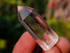Polished Pendant Sized Smokey and Clear Quartz Crystals x 35 From Madagascar