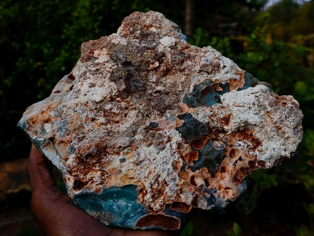 Polished One Side Large Mtorolite Chrysoprase Slice x 1 From Mutorashanga, Zimbabwe