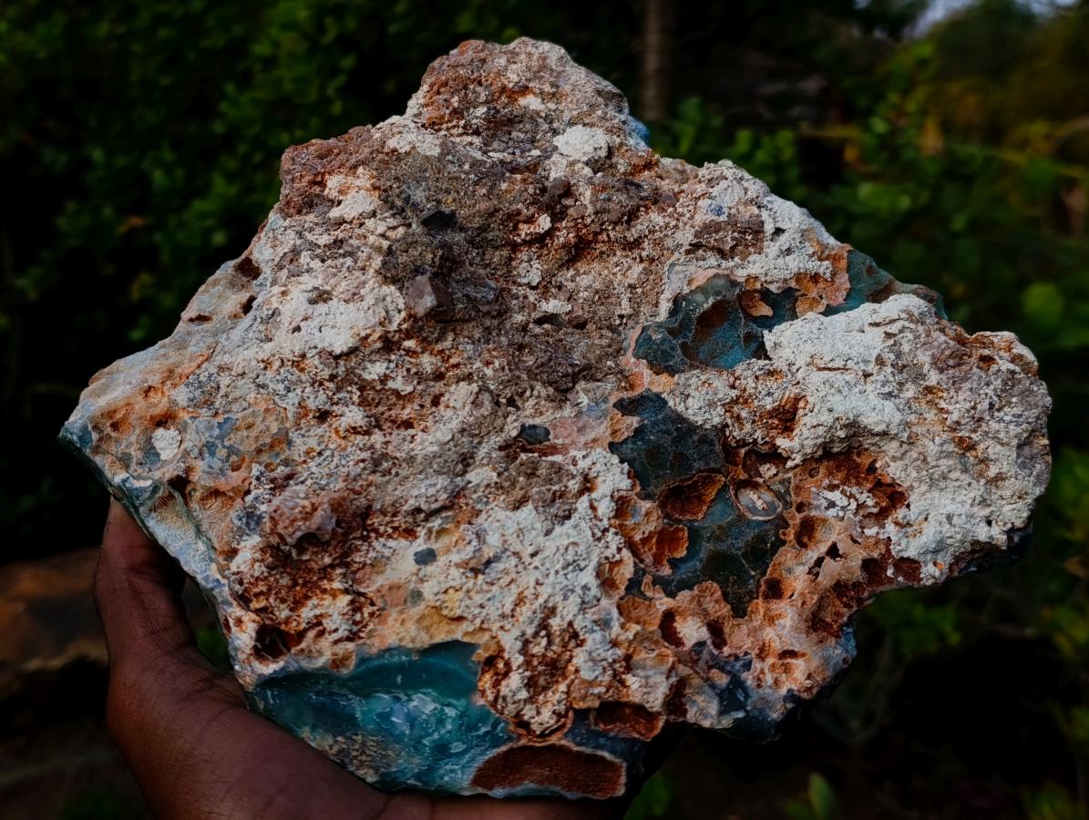 Polished One Side Large Mtorolite Chrysoprase Slice x 1 From Mutorashanga, Zimbabwe