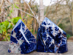 Polished Sodalite Display Crystals x 3 From Kunene River, Namibia