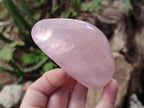 Polished Gemmy Rose Quartz Standing Display Pieces x 12 From Madagascar - Toprock Gemstones and Minerals 