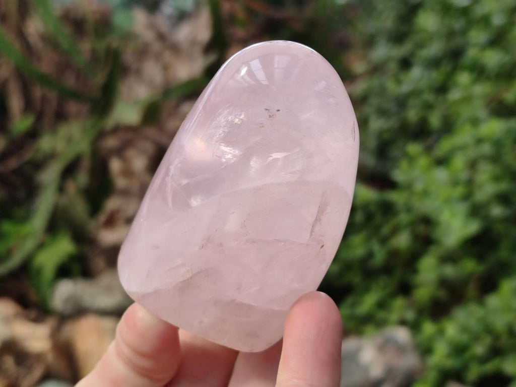 Polished Gemmy Rose Quartz Standing Display Pieces x 12 From Madagascar - Toprock Gemstones and Minerals 