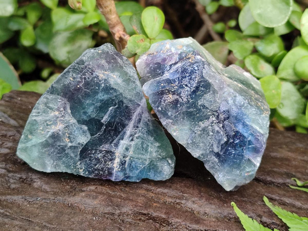 Natural Watermelon Fluorite Cobbed Specimens x 24 From Uis, Namibia