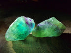 Natural Watermelon Fluorite Cobbed Specimens x 24 From Uis, Namibia