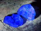 Natural Watermelon Fluorite Cobbed Specimens x 24 From Uis, Namibia