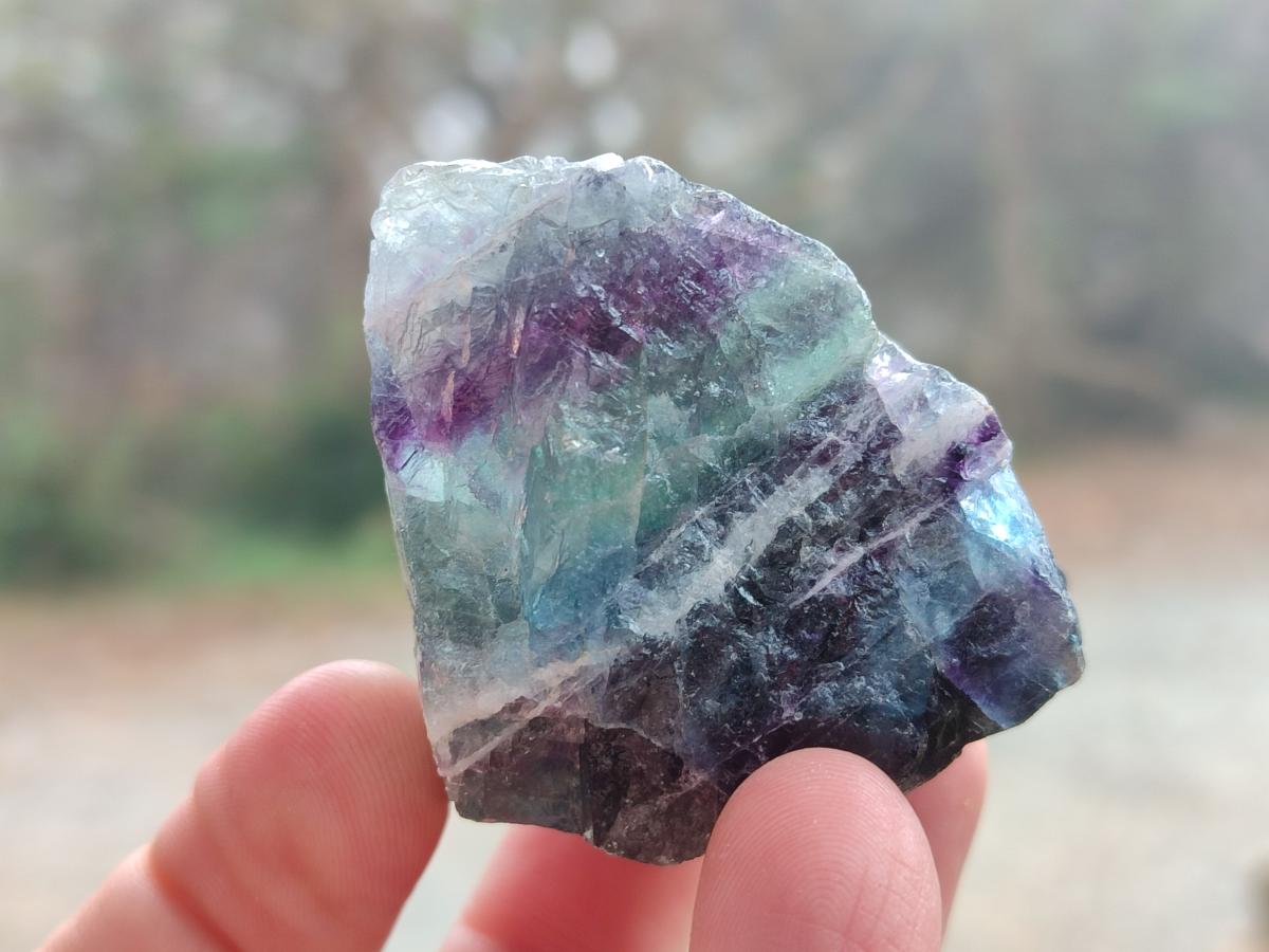 Natural Watermelon Fluorite Cobbed Specimens x 24 From Uis, Namibia