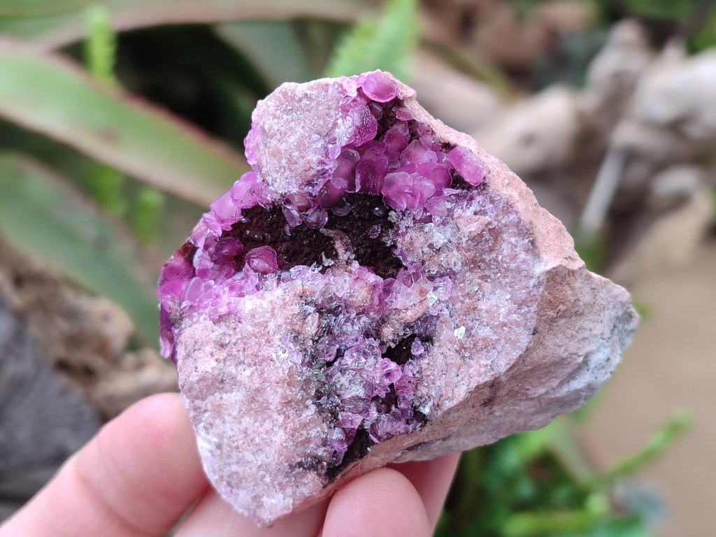 Natural Spherocobaltite Specimens x 6 From Musonoi Mine, Congo - Toprock Gemstones and Minerals 