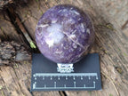 Polished Lepidolite with Pink Rubellite Spheres x 4 From Ambatondrazaka, Madagascar - Toprock Gemstones and Minerals 
