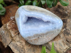 Polished Blue Lace Agate Free Forms x 6 From Nsanje, Malawi