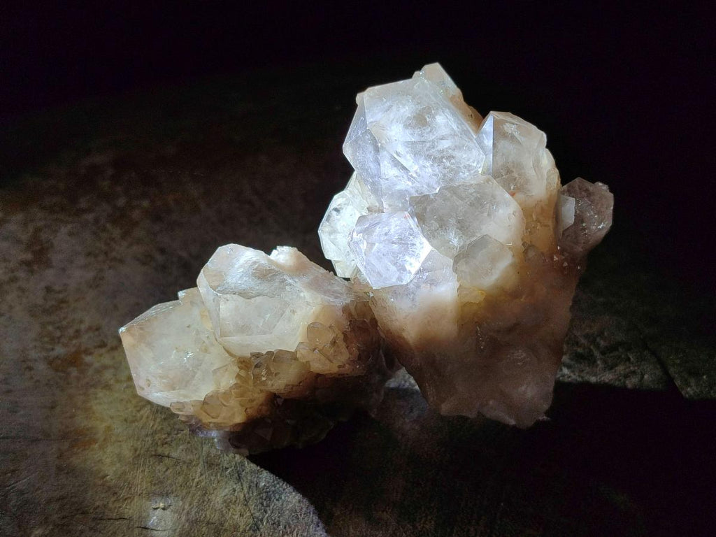 Natural Cascading White Phantom Smokey Luena Quartz Crystals x 12 From Luena, Congo - Toprock Gemstones and Minerals 