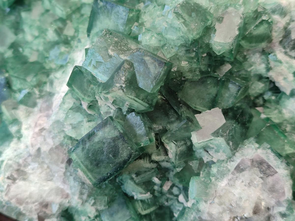 Natural XL Green Cubic Fluorite Specimen x 1 From Mandrosonoro, Madagascar - Toprock Gemstones and Minerals 
