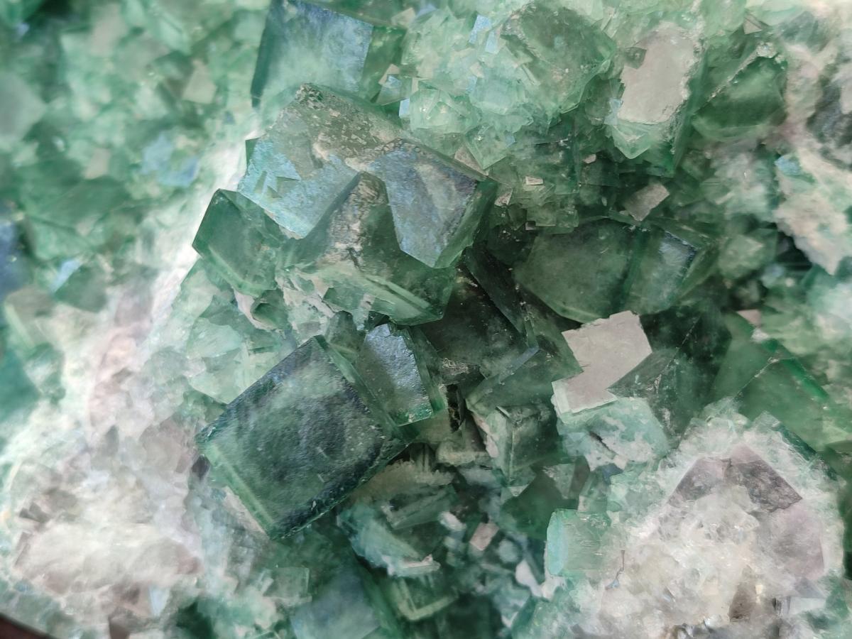 Natural XL Green Cubic Fluorite Specimen x 1 From Mandrosonoro, Madagascar - Toprock Gemstones and Minerals 