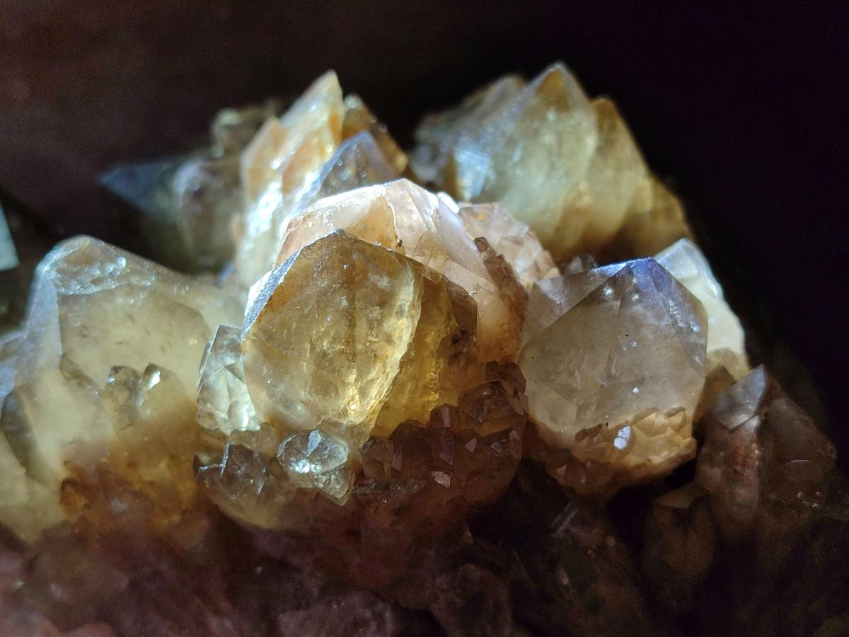 Natural Large Cascading White Phantom Smokey Luena Quartz Cluster x 1 From Luena, Congo - Toprock Gemstones and Minerals 