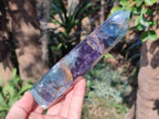 Polished Watermelon Fluorite Display Crystals x 4 From Uis, Namibia - Toprock Gemstones and Minerals 