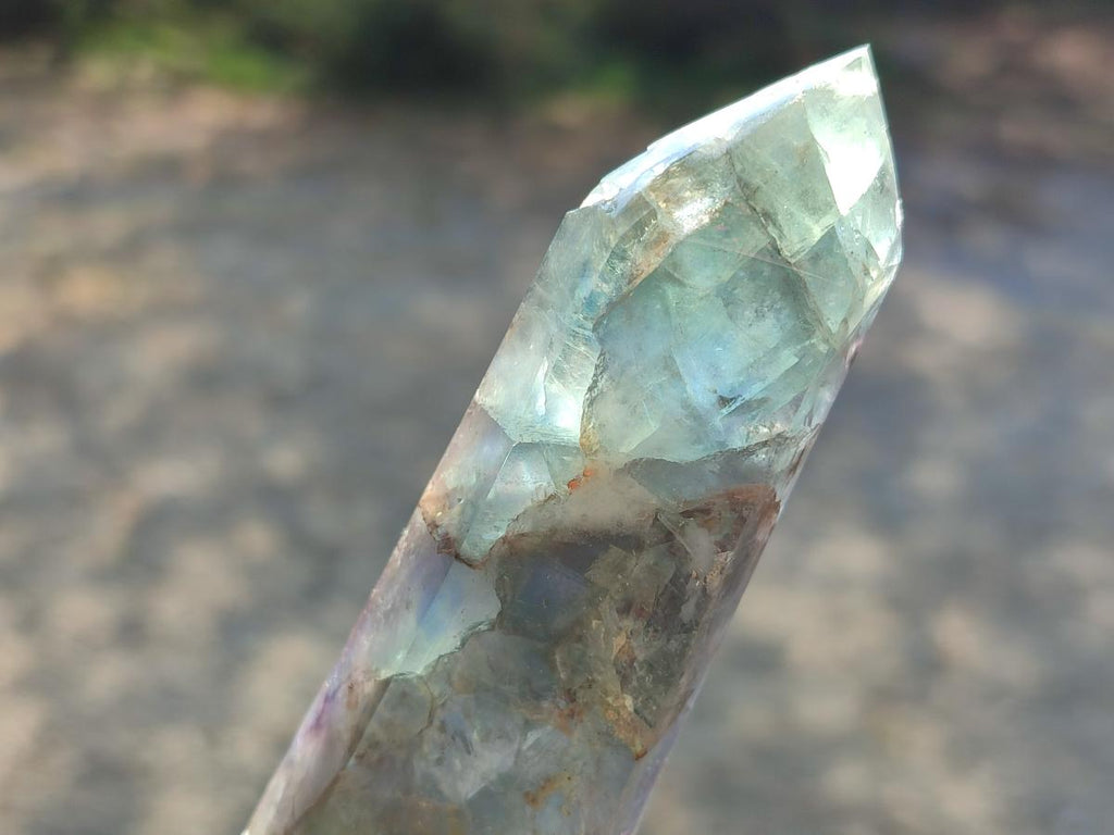 Polished Watermelon Fluorite Display Crystals x 4 From Uis, Namibia - Toprock Gemstones and Minerals 