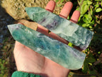 Polished Watermelon Fluorite Display Crystals x 4 From Uis, Namibia - Toprock Gemstones and Minerals 