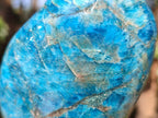 Polished Blue Apatite Standing Display Pieces x 3 From Betroka, Madagascar - Toprock Gemstones and Minerals 