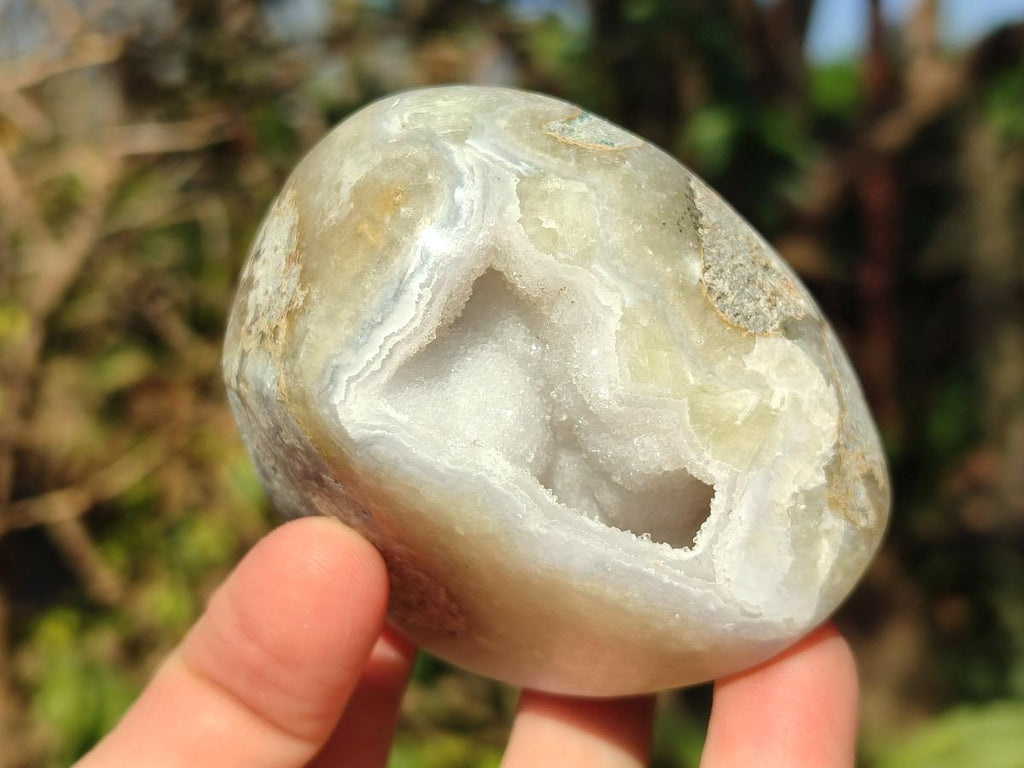 Polished Blue Lace Agate Free Forms x 4 From Nsanje, Malawi - Toprock Gemstones and Minerals 