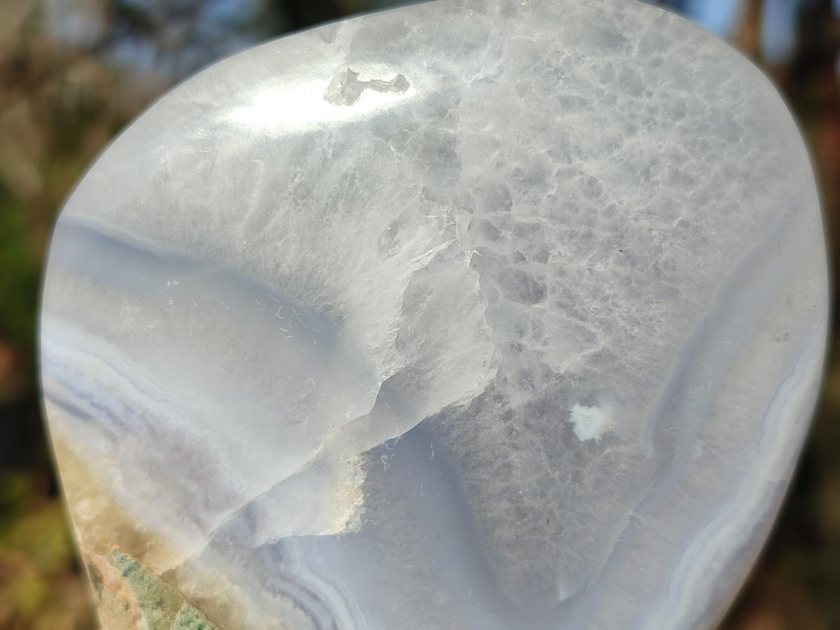 Polished Blue Lace Agate Free Forms x 4 From Nsanje, Malawi - Toprock Gemstones and Minerals 