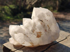 Natural Mixed Candle Quartz and Blacknite Clusters x 4 From Antsirabe, Madagascar - Toprock Gemstones and Minerals 