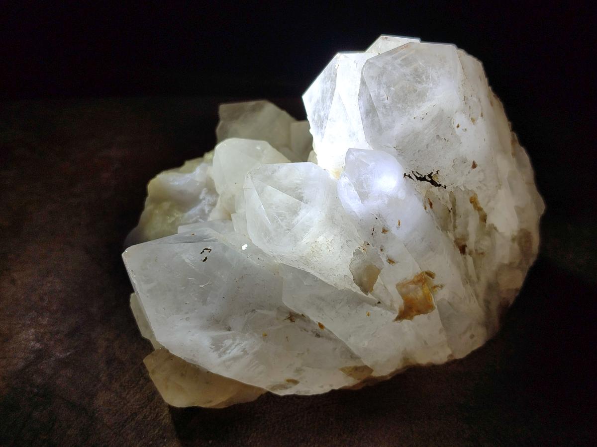 Natural Mixed Candle Quartz and Blacknite Clusters x 4 From Antsirabe, Madagascar - Toprock Gemstones and Minerals 