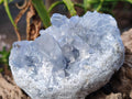 Natural Blue Celestite Specimens x 3 From Sakoany, Madagascar - Toprock Gemstones and Minerals 