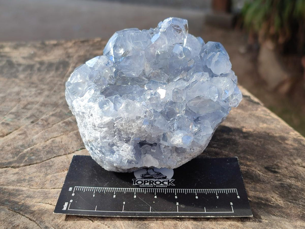 Natural Blue Celestite Specimens x 3 From Sakoany, Madagascar - Toprock Gemstones and Minerals 