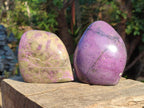 Polished Stichtite Standing Display Pieces x 2 From Barberton, South Africa - Toprock Gemstones and Minerals 