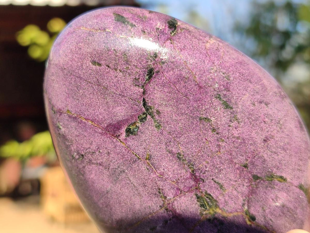 Polished Stichtite Standing Display Pieces x 2 From Barberton, South Africa - Toprock Gemstones and Minerals 
