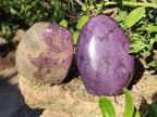 Polished Stichtite Standing Display Pieces x 2 From Barberton, South Africa - Toprock Gemstones and Minerals 