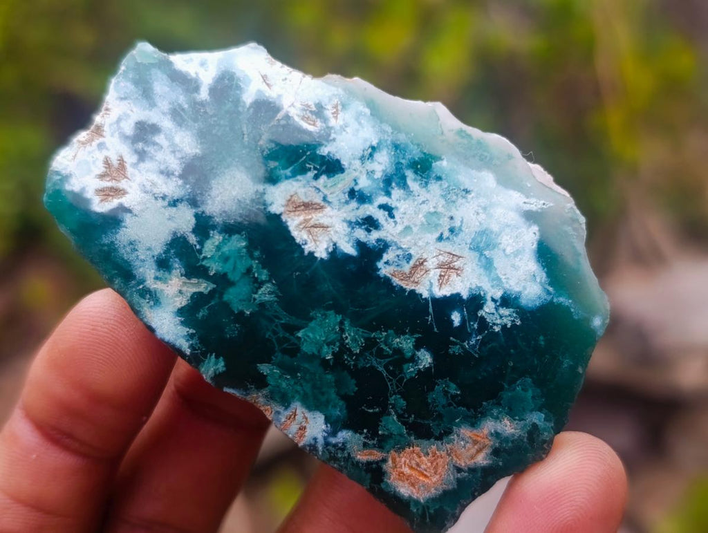 Polished on One Side Mtorolite Chrysoprase Slices x 35 From Mutorashanga, Zimbabwe - Toprock Gemstones and Minerals 