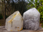 Polished Quartz Crystals with Inclusions x 2 From Madagascar - Toprock Gemstones and Minerals 