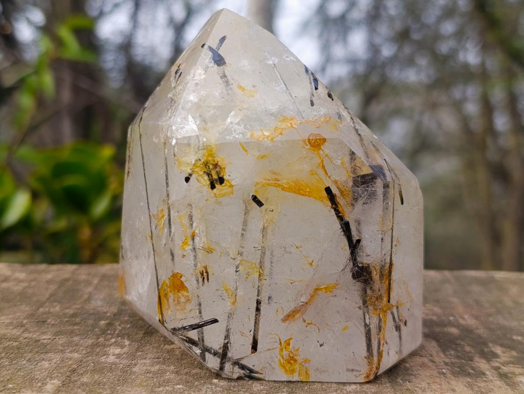 Polished Quartz Crystals with Inclusions x 2 From Madagascar - Toprock Gemstones and Minerals 