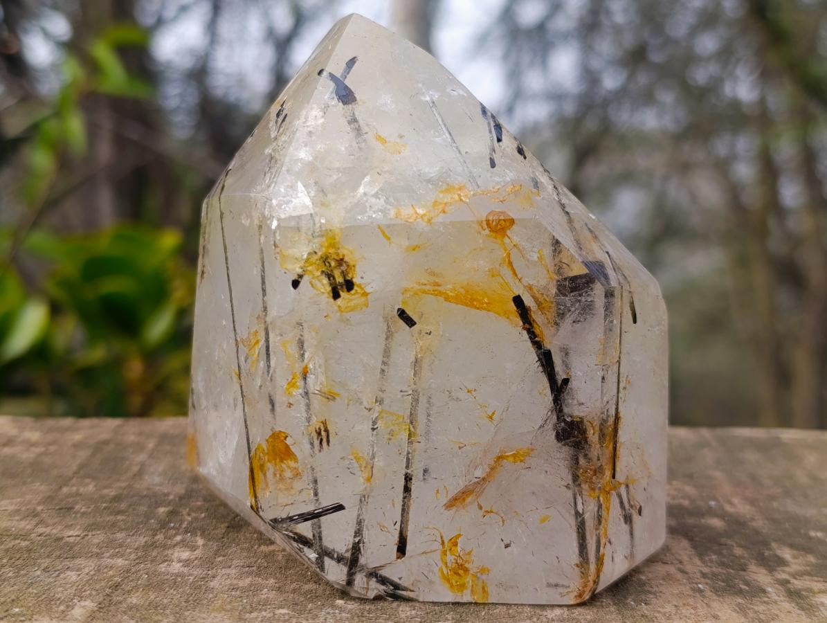 Polished Quartz Crystals with Inclusions x 2 From Madagascar - Toprock Gemstones and Minerals 
