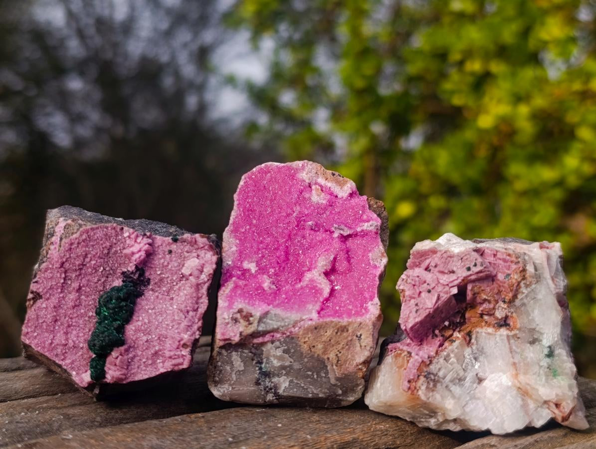 Natural Drusy Salrose Cobaltoan Dolomite Specimens x 13 From Kakanda, Congo - Toprock Gemstones and Minerals 