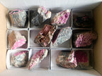 Natural Drusy Salrose Cobaltoan Dolomite Specimens x 13 From Kakanda, Congo - Toprock Gemstones and Minerals 