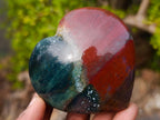 Polished Ocean Jasper Hearts x 6 From Northwest Coast, Madagascar - Toprock Gemstones and Minerals 