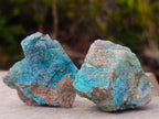 Natural Cobbed Shattuckite Specimens x 2,96 Kg Lot From Kaokoveld, Namibia - Toprock Gemstones and Minerals 
