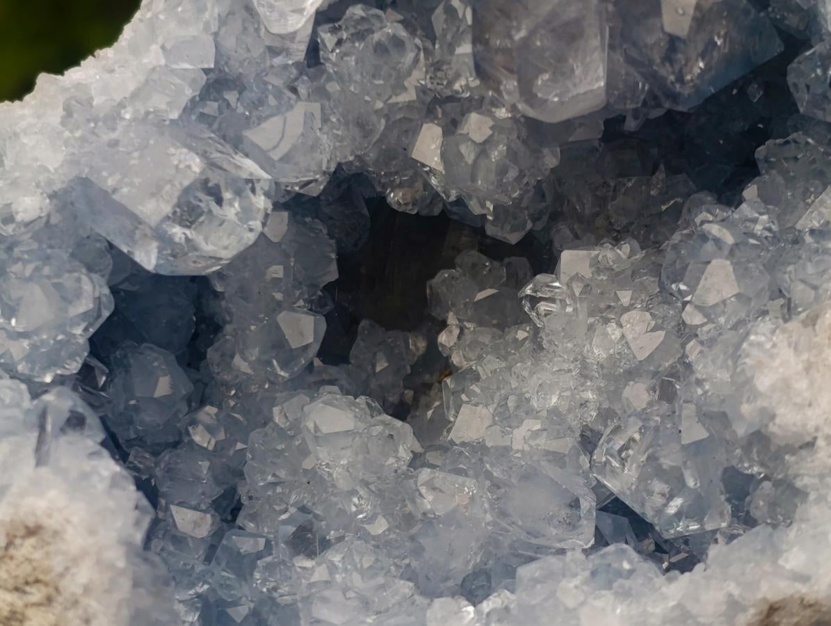 Natural Blue Celestite Specimens x 3 From Sakoany, Madagascar - Toprock Gemstones and Minerals 