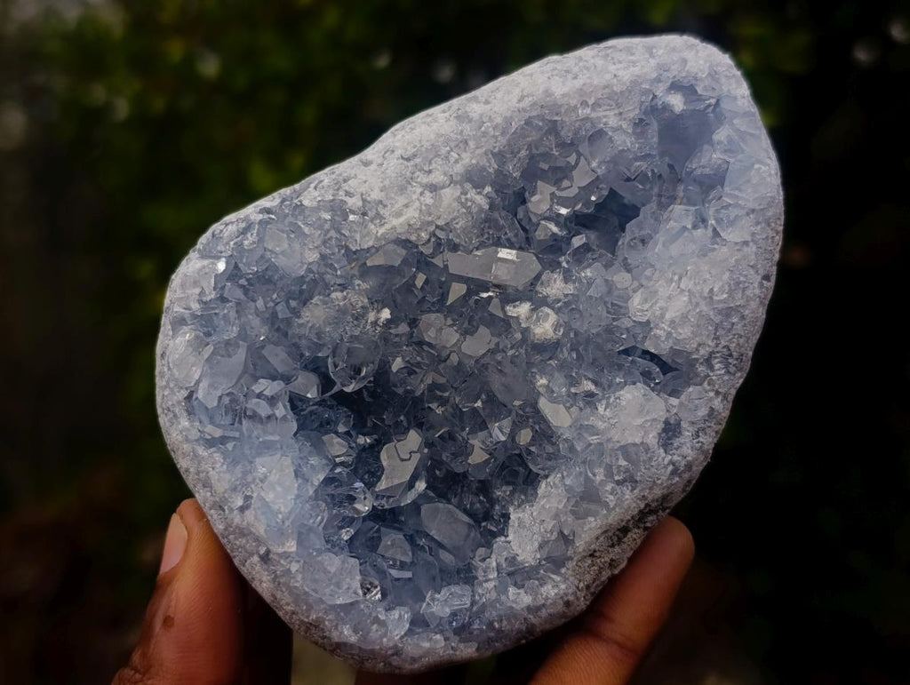 Natural Blue Celestite Specimens x 3 From Sakoany, Madagascar - Toprock Gemstones and Minerals 