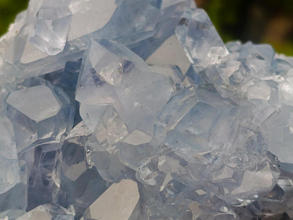 Natural Blue Celestite Specimens x 3 From Sakoany, Madagascar - Toprock Gemstones and Minerals 