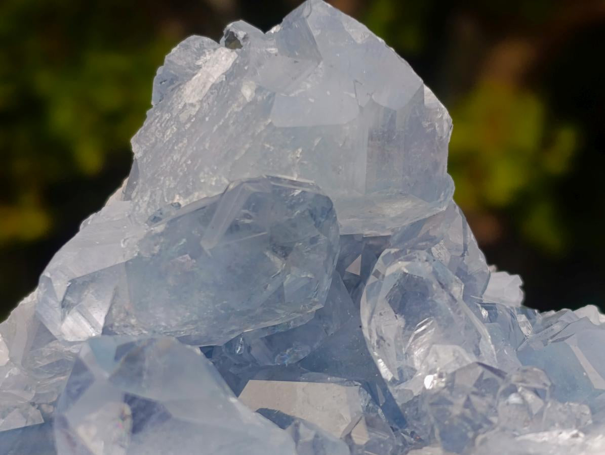 Natural Blue Celestite Specimens x 3 From Sakoany, Madagascar - Toprock Gemstones and Minerals 