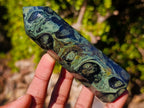 Polished Stromatolite "Kambaba Jasper" Display Crystals x 12 From Katsepy, Madagascar - Toprock Gemstones and Minerals 
