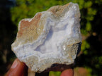 Natural Blue Lace Agate Geode Specimens x 12 From Nsanje, Malawi - Toprock Gemstones and Minerals 