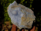 Natural Blue Lace Agate Geode Specimens x 12 From Nsanje, Malawi - Toprock Gemstones and Minerals 