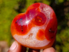 Polished Carnelian Agate Gemstone Hearts x 15 From Madagascar - Toprock Gemstones and Minerals 